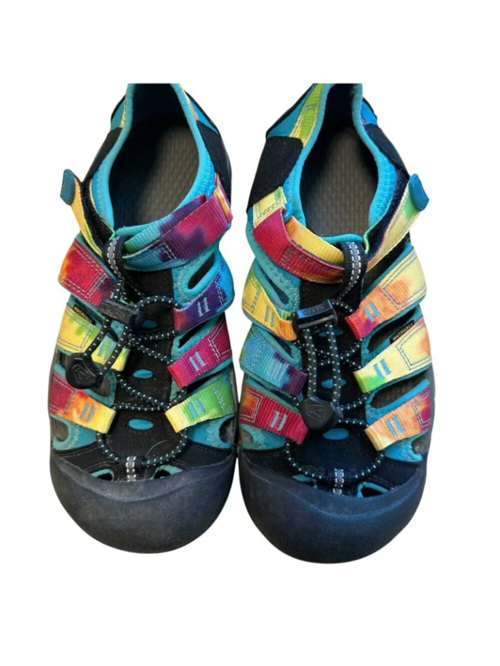 Keen Newport Retro Original Kids Sandals Shoes Size 5 Tie Dye 1018441 Waterproof